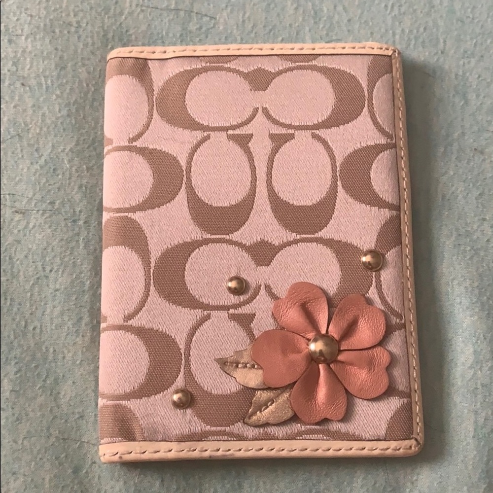 Coach passport wallet